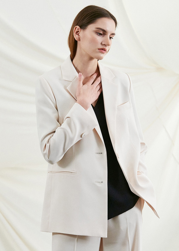 classic two button jacket_ivory