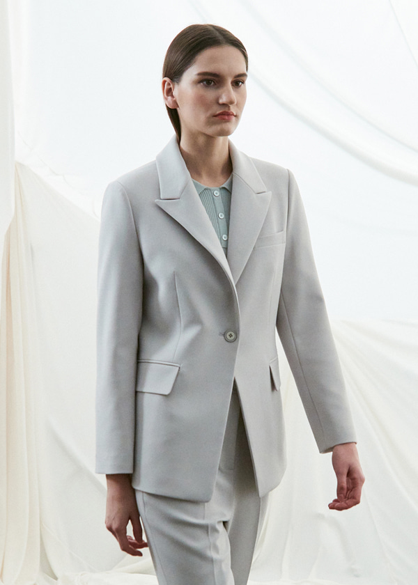 modern single jacket_light gray
