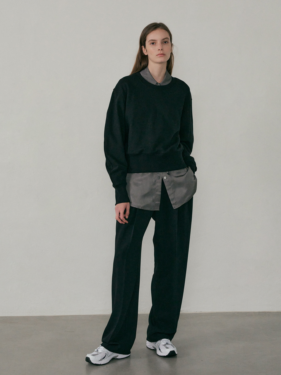 FALL Belted Easy Pants (Black)